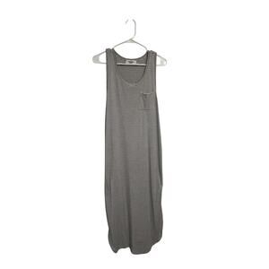 Carly Jean Los Angeles Striped Racerback Maxi Dress Size Large Coastal Casual